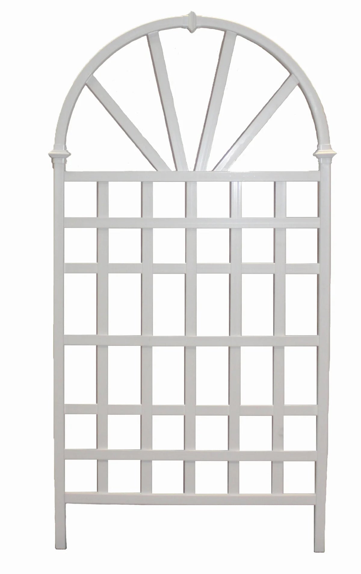 Vita 39"L x 77"H Athens Vinyl Trellis, White, VA68202