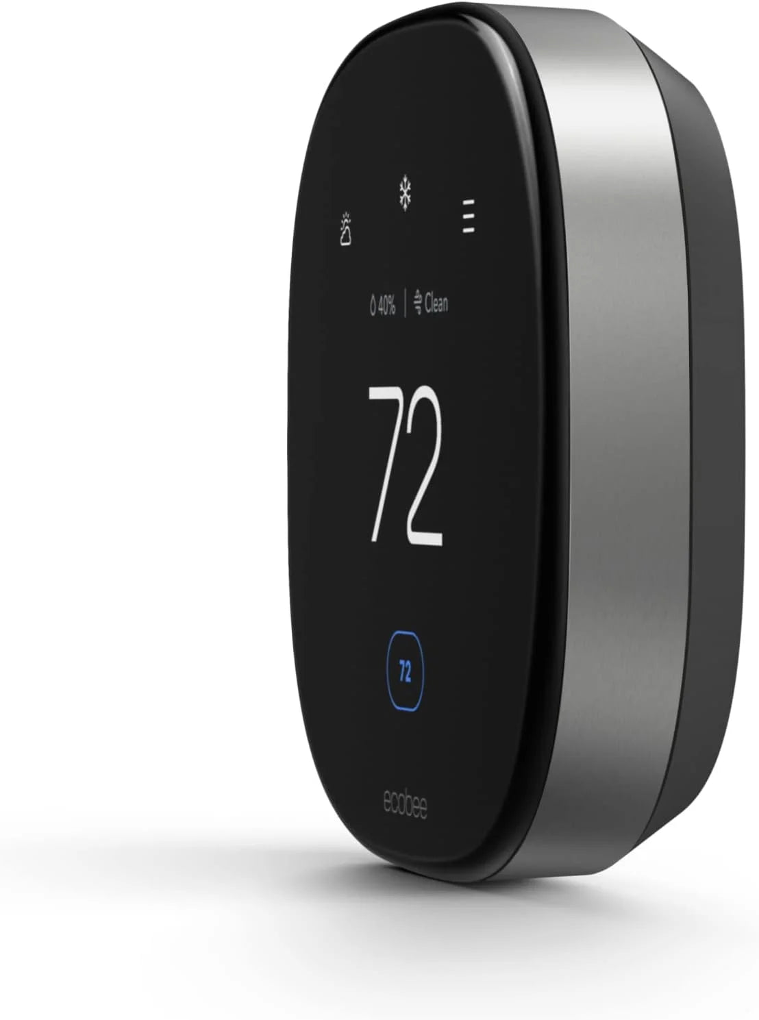 Ecobee EB-STATE6P-01 Smart Thermostat Premium Wi-Fi Thermostat 1.0 / 6P, 1-1/48 in D Outside x 4-1/12 in OAW x 4-1/12 in H Ou