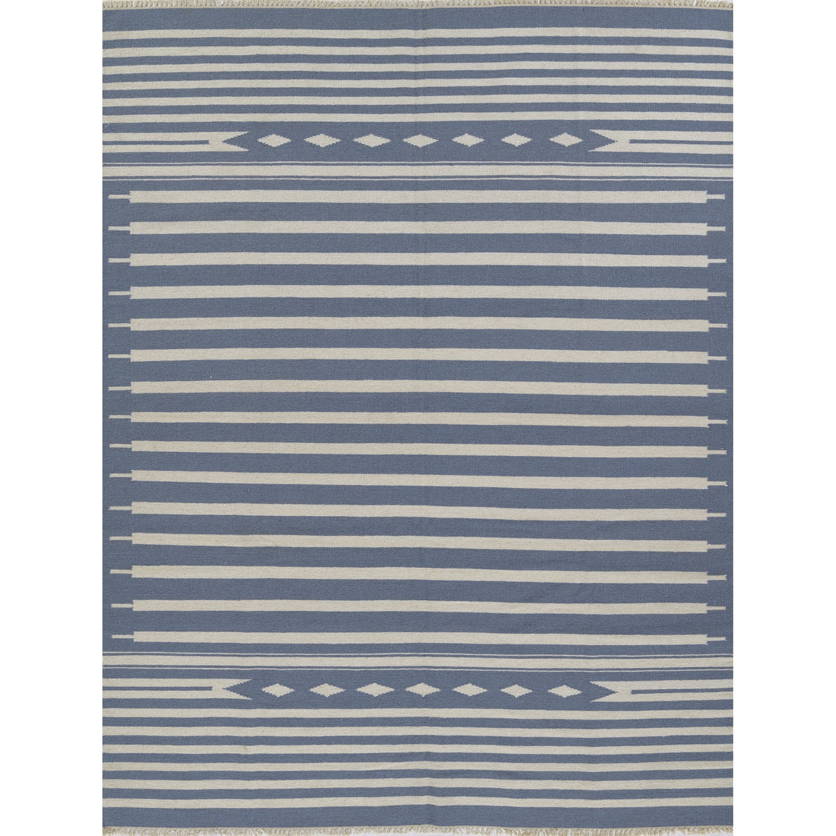 Erin Gates Contemporary Rectangle Area Rug, Denim, 5' X 7'6"
