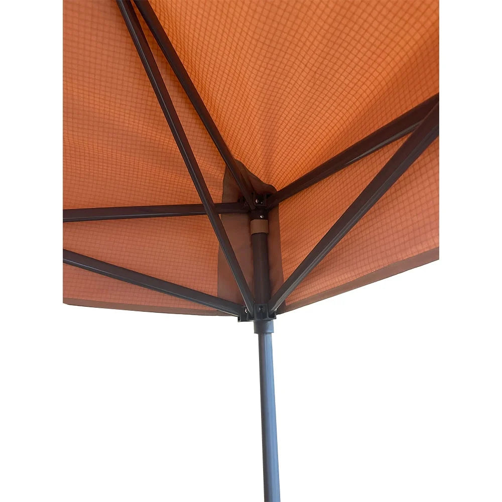 Garden Winds Custom Fit Replacement Canopy Top Cover Compatible with The Crown Shades Base 11' x 11', Canopy Top 9' X 9' Slan