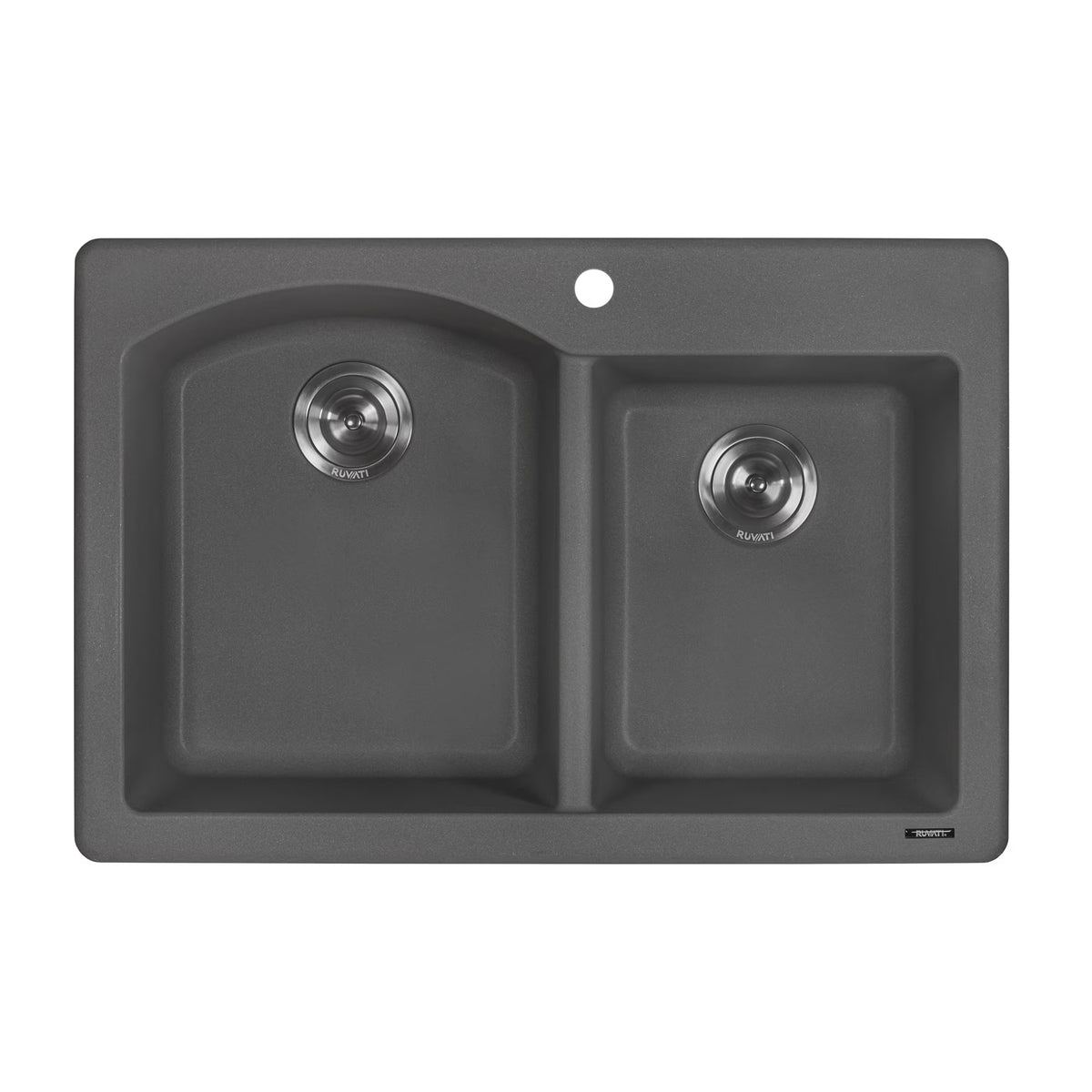 Ruvati RVG1344BK 33 x 22 inch epiGranite Kitchen Sink - Midnight Black