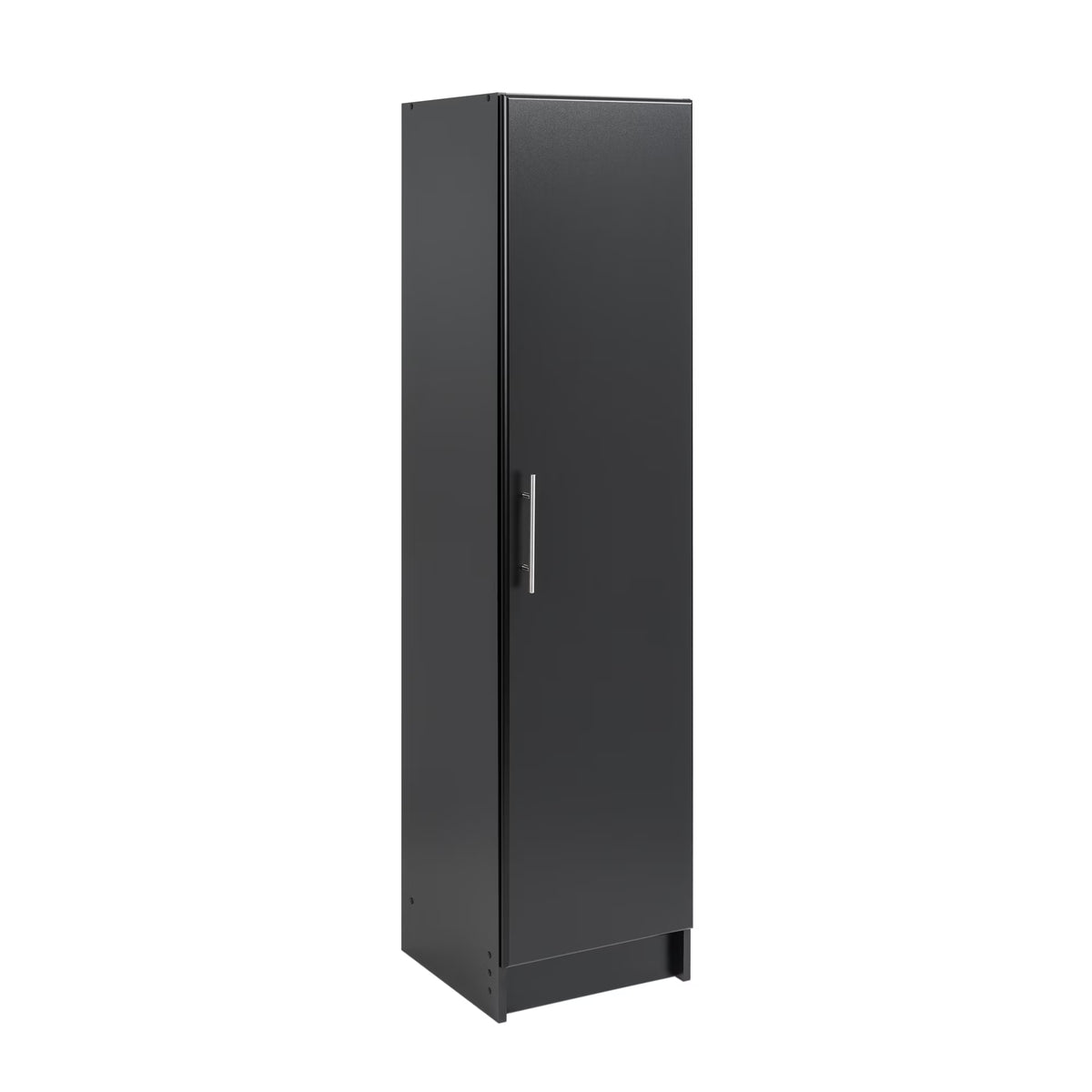 Prepac Elite 16" Storage Cabinet, Black Storage Cabinet, Bathroom Cabinet, Pantry Cabinet with 2 Adjustable Shelves, 16" D x