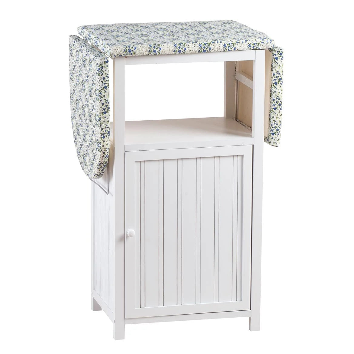 OakRidge Deluxe Ironing Board with Storage Cabinet, Perfect for Small Spaces with Extra Storage, Folding Station, Crafted wit