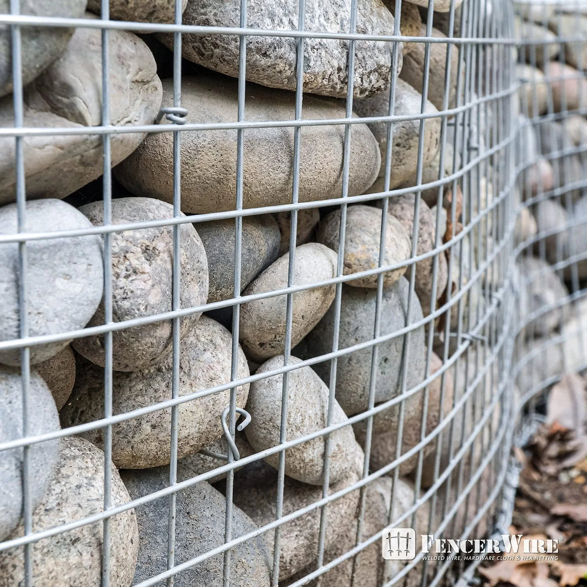 Fencer Wire Heavy Duty 10 Gauge Galvanized Welded Wire Fence, 2" x 2" Opening Mesh for Vegetables, Garden Fruits & Animals En