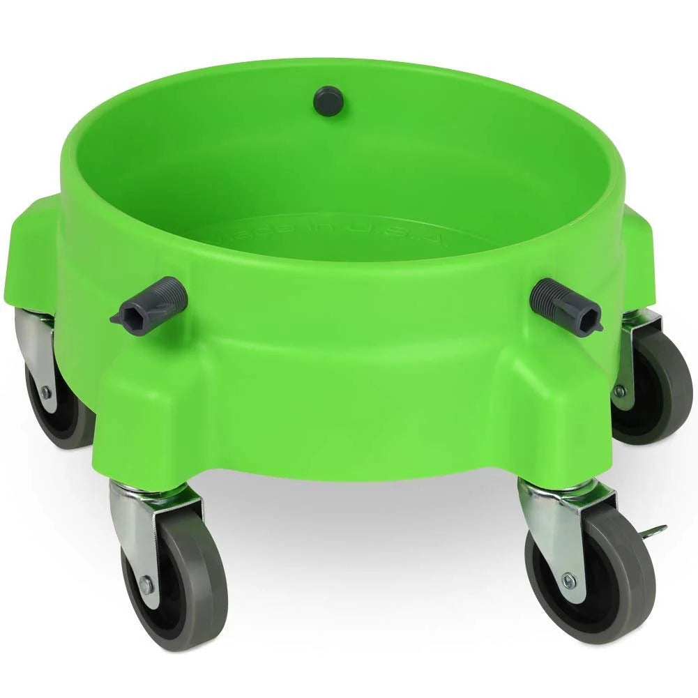 Liquid X Dual Bucket Car Wash Kit with High Performance Bucket Dollies